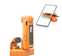 Goshyda Clicker Automatico per Smartphone, 108 velocità per Tiktok (ORANGE) | Tapper dello Schermo del Telefono, per Trasmissioni di Giochi Dal Mi Piace, Raggiungi 99 Volte Al Secondo