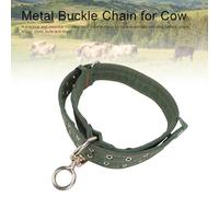 Goshyda Collare da Esposizione per Mucche, Fibbie in Metallo a Doppia e Design a Catena di Trazione Regolabile, Collare per Bestiame Dalla vestibilità Comoda per Capre, Cani da Pastore (Taglia