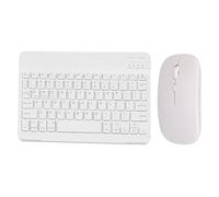 Goshyda Combinazione Tastiera e Mouse Bluetooth, Tastiera e Mouse Portatili Wireless Ricaricabili, Tastiera Ultra Sottile a 78 Tasti per PC Portatile, per Tablet, Telefono Cellulare, PC
