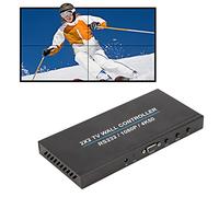 Goshyda Controller per Parete Video, Splitter per Controller TV a Parete 4K 60Hz 4 canali 2X2, Supporta Uscita interfaccia multimediale HD a 4 Vie, Supporta giunzioni Multiple(#2)
