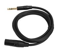 Goshyda Cord della del Microfono Segnale Via Cavo da XLR a 1/4 Pollici Bilanciato per lo Studio e le Prestazioni Dal Vivo Materiale in PVC per gli Appassionati (JD6006-3 metri)