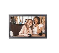 Goshyda Cornice Digitale WiFi da 15,4 Pollici, Cornice Digitale Touchscreen HD 1920x1080 con Condivisione Remota APP, Sensore di gravità, Montaggio a Parete e Desktop, per Ufficio (BLACK)