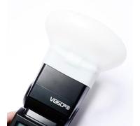 Goshyda Diffusore Flash Softbox in Silicone, Modificatore di Luce Softbox Quadrato per Lampeggiatori V860 V850 TT685 V1, per Ritratti Fotografici di Prodotti di Matrimonio