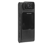Goshyda Fotocamera Corpo con Registrazione Audio e Video, Videocamera Tascabile Indossabile Magnetica WiFi 4K HD con Obiettivo Rotante a 180°, Rilevamento Intelligente del Movimento,
