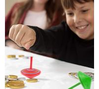 Goshyda Giroscopio Rotante in Legno Giocattolo di Decompressione Multicolore per Bambini Regali per Feste per Bambini, Sicuro e Legno 4x4,5 Cm 10 Pezzi (colore1)