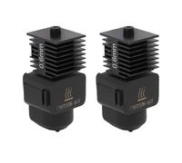 Goshyda Hotend per Stampante 3D per Stampanti 3D Lab X2D H2S H2D H2D Combo A1, Kit Hotend con Ugello in Acciaio Temprato da 0,6 Mm, Supporto per Stampa Ad Alta velocità (2PCS)