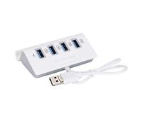 Goshyda Hub USB Portatile, Adattatore Hub OTG a Interfacce Multiple 4 Porte Splitter Hub USB Ad Alta velocità con Funzioni Multiple, per Telefono Tablet Desktop