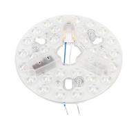 Goshyda Kit di Retrofit della Luce Ventola del Soffitto a LED, Ventola Ventilatore a Soffitto LED Leader da 5,3 Pollici 15 W per le Luci del
