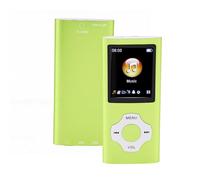 Goshyda Lettore MP3 da 32 GB, Bluetooth 5.3, Lettore Musicale Portatile con Schermo da 1,8 Pollici, Auricolari da 3,5 Mm, Supporta Radio FM, Registrazione e Riproduzione Video, Ideale per (GREEN)