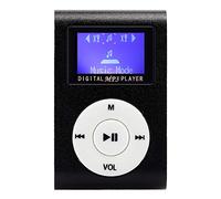 Goshyda Lettore MP3, Schermo LCD Portatile da 1,8 Pollici Lettore Musicale MP3 Mini Clip Design Supporto Lettore MP3 Multifunzione Scheda di Memoria con Auricolare da 3,5 Mm per la Musica