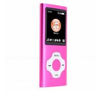 Goshyda Lettore Musicale MP3 con Bluetooth 5.3, Lettore Audio Portatile con Schermo da 1,8 Pollici, con Funzione E Book E Radio FM, per Bambini Adulti Audiolibri Musicali Riproduzione (PINK)