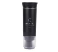 Goshyda Macchina da caffè Elettrica Portatile 15 Bar, Macchina da caffè per Auto Senza Fili con Riscaldamento Autonomo, Batteria da 7500 MAh, Scomparto per Capsule 3 in 1 per Viaggi, Campeggio,