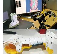 Goshyda Marcatori per Scansione 3D, Punti di Tracciamento per Acquisizione del Movimento, Diametro Interno 12 Mm, Diametro Esterno 19 Mm, Adesivo Riflettente Accurato, per Analisi dell'andatura,