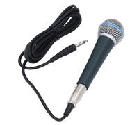 Goshyda Microfono Cablato Portatile per Karaoke, Microfono Vocale Dinamico Capacitivo Professionale, per Spettacoli Teatrali, Canto, con Porta XLR a 3 Pin