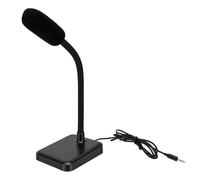 Goshyda Microfono da Tavolo con Cancellazione del Rumore, Microfono per Computer Cablato con Pickup Omnidirezionale per Conferenze in Streaming di Giochi