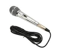 Goshyda Microfono Dinamico Cablato, Microfono Professionale per Karaoke Vocale Portatile con Cavo Staccabile da 9,8 Piedi, Microfoni per Canto per Riunioni KTV Domestiche