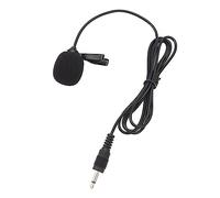 Goshyda Microfono Lavalier per Computer, Microfono da Bavero Piccolo con Cancellazione del Rumore con Clip, Omnidirezionale Cablato da 3,5 Mm per Registrazione su Laptop, Podcast, Streaming, Vlogging