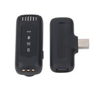 Goshyda Microfono Lavalier Wireless, di Microfono da Bavero con Riduzione del Rumore con Scatola di Ricarica, Microfono Wireless con Clip per Vlogging, Interviste in Streaming per