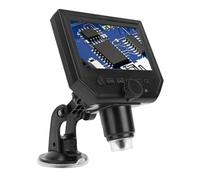 Goshyda Microscopio Digitale con 5 MP e 600X, Microscopio Al Saldatura per la Riparazione Elettronica, Telecamera Al a 1080p Compatibile con le Vittorie OSX per la Ricerca