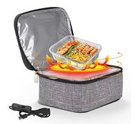Goshyda Mini Forno Portatile, USB Portatile Cibo Pranzo Borsa Riscaldante per Office Home Car Truckers, 5V Mini Personal Lunch Box Riscaldato, Tessuto Oxford Facile Pulizia