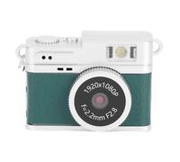 Goshyda Mini Fotocamera del Portachiavi, FHD 1080p 2 MP Small Digital Camera con la Luce Flash con Schermo Colorato, 100 Minuti Life della Batteria per i Principianti Adolescenti per (Green)