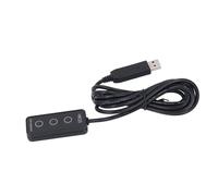 Goshyda Mini Tastiera USB, Tastiera Macro Programmabile con Design Braille e Montaggio magnetico. Gaming e produttività in Ufficio (HK33 3 posizioni chiave)