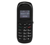 Goshyda Mini Telefono Cellulare Bluetooth, Combinatore Wireless Portatile BM70, Minuscolo Auricolare Bluetooth, Supporta la Funzione MP3, Supporta la Scheda SIM Standard GN(Nero)