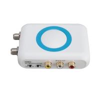 Goshyda Modulatore RF, Convertitore da HDMI a Coassiale RF/R CA Modulatore VHF Adattatore con Femmina Tipo F/Antenna in/out per DVR Laptop Cable Box Video Digitale HD a TV Coassiale