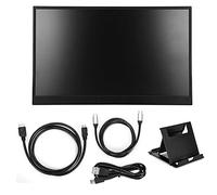 Goshyda Monitor Portatile, Display da 17,3 '' Display di Gioco Esterno Monitor Full HD 1080P con Interfaccia Multimediale Mini HD Porta di Tipo C, per PC del Telefono