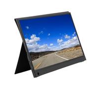 Goshyda Monitor Portatile, Display per Computer HDMI FHD 1080P Tipo C da 13,3 Pollici, Monitor da Gioco HDR IPS con Supporto di Copertura, Estensore Schermo Portatile Ultra Sottile per