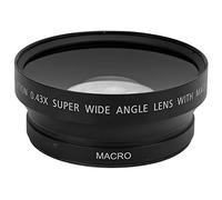 Goshyda Obiettivo Grandangolare, Obiettivo Macro Grandangolare da 72 Mm 0,43X, per Obiettivo della Fotocamera con Diametro del Filtro da 72 Mm con Custodia