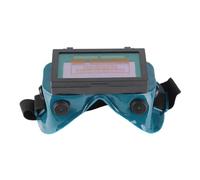 Goshyda Occhiali per Saldatura con Oscuramento Automatico Solare Occhiali per Saldatore Protezione UV IR Filtro Antiriflesso Scintilla Ombra Regolabile (GREEN)