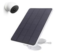 Goshyda Pannello Solare per Telecamera di Sicurezza, Caricabatterie da Pannello Solare da 10 W per Versione a Batteria della Telecamera Nest, con Resistenza Agli Agenti Atmosferici IP66, (2PCS)