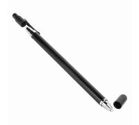 Goshyda Penna Stilo DoubleHead, Penna Touch Screen Universale Non Ricaricabile, Pennino in Fibra Fine per Smartphone e Tablet, Scrittura Precisa, Silenziosa e, Facile da Trasportare (BLACK)