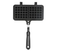 Goshyda Piastra per Waffle a Doppio Lato, Piastra per Waffle in Lega di Alluminio Antiaderente per Uso Domestico, teglia per Waffle a Doppio Lato, per tostapane e Snack