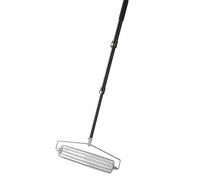 Goshyda Rastrello per Bunker con Asta Retrattile Rastrello per Trappola per Sabbia per Salto in Lungo Salto in Alto Campi da Baseball Spiaggia, Costruzione in Acciaio Inossidabile 304