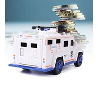 Goshyda Salvadanaio Elettronico Salvadanaio Creativo per Giocattoli per Bambini e Decorazioni per la Casa con Protezione Password e Riproduzione Musicale, per Bambini e Adulti, Plastica/Bianco, 28,6