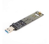 Goshyda Scheda adattatore da NVME a USB M.2, scheda adattatore SSD scheda convertitore disco rigido, plug and play