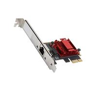 Goshyda Scheda Adattatore di Rete PCI - E, Scheda di Rete Gigabit da 2,5 Gbps con Rilevamento Automatico dei Dati di Rete, Rilevamento Automatico dei Dati di Rete