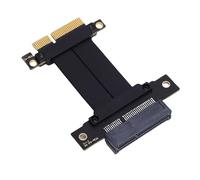 Goshyda Scheda Adattatore PCIE 4.0, Connettore Ad Angolo Retto a 180 Gradi, Compatibile con Schede Audio di Acquisizione RAID SSD, per la Gestione e il Raffreddamento dei Cavi (10)