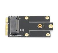 Goshyda Scheda Convertitore Adattatore M.2 NGFF Key A A MINI PCI-E per Scheda Wireless 7260 8260 8265 9260 AX200 AX210 - PCB di Alta qualità, Supporta Operativo 10//MAC