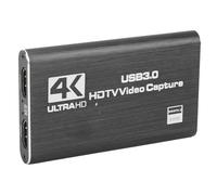 Goshyda Scheda di Acquisizione Video HDMI 4K, Scheda di Cattura Audio Video da HDMI a USB 3.0 per lo Streaming di Giochi di Videoconferenza con Trasmissione in Diretta