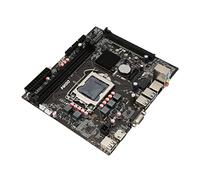 Goshyda Scheda Madre LGA 1151, Scheda Madre per Computer H110 Micro ATX per PC Desktop, USB 3.0 DDR4 SATA 3.0, Scheda Madre di Gioco con Disco Rigido Dual Mode M.2 NVME NGFF