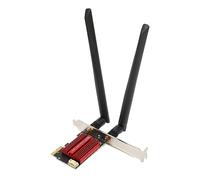 Goshyda Scheda PCIe WiFi 6E, Adattatore per Scheda di Rete PCIe AX210 PRO da 5374 Mbps Bluetooth 5.3 Tri Band Espande Il WiFi a 6 GHz/5 GHz/2,4 GHz, Adattatore Wireless con MU Mimo
