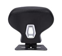 Goshyda Schienalino Posteriore Moto Soft PU Nero Universale Supporto | Adatto alla maggior parte dei ciclomotori ATV, scooter, cruiser, anima in acciaio ad alta resistenza con schiuma PU ad alta