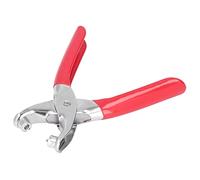 Goshyda Set di Pinze per Fori con Occhiello in Metallo Set di Punzoni per Rivetti con Occhielli Multiuso con 100 Pezzi di Bottoni da 4 Mm Impugnatura Durevole e Confortevole