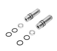 Goshyda Set per Cani da Banco in Acciaio Inossidabile a Sgancio Rapido, Morsetti per Cani da Banco da 20 Mm per Tavolo MFT, con Anello in Gomma e Anello di Collegamento per la Lavorazione del Legno