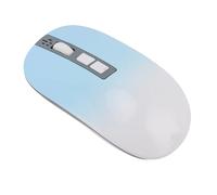 Goshyda Smart AI Voice Mouse - Traslazione in Tempo Reale e Trascrizione con Connessione Mic Multi Mode Integrata (2,4 g/BT), Impostazioni da 800 a 4000 DPI (Lake Blue)