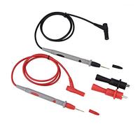 Goshyda Sonda multimetro, puntali sonda placcati Oro 1000V 20A Ultra-affilati Sonda multimetro con pinze a Coccodrillo, per Mini Pin IC, luci LED, Piccoli componenti elettronici