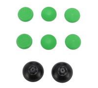Goshyda Sostituzione del Cappuccio della Levetta 8 in 1 per Pro, Set di Impugnature in Gomma per Levetta per Controller Pro Protezione per Analogica a 3 Altezze (GREEN)